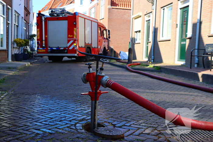 Brand in schuur geblust