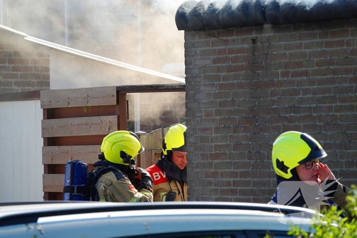 Brand in schuur geblust