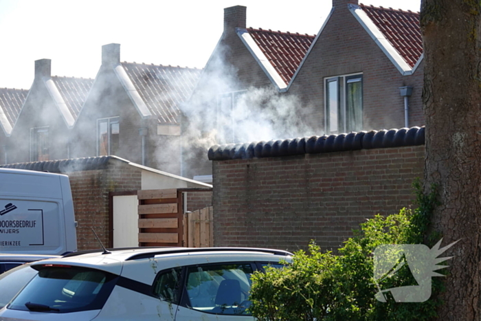 Brand in schuur geblust