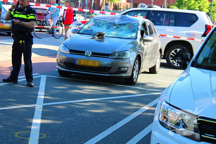 Spoedtransport naar ziekenhuis na aanrijding
