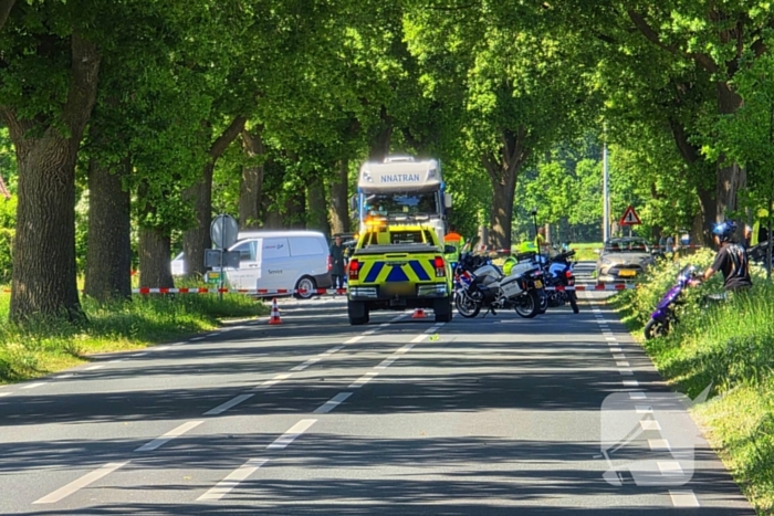 Auto belandt op op zijn kop bij ongeval