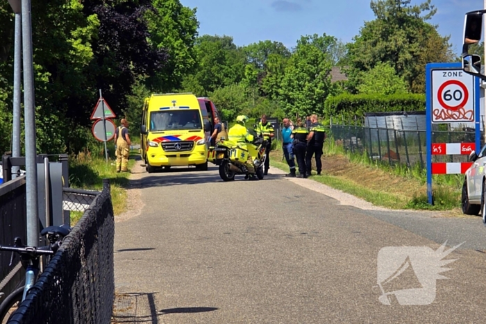 Wielrenner ernstig gewond bij val