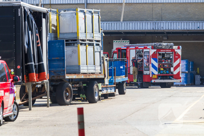 Ontruiming bij brand in industriepand
