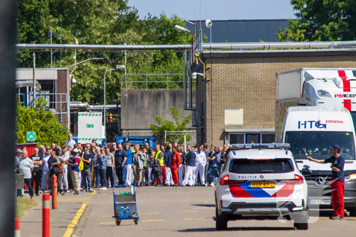 Ontruiming bij brand in industriepand