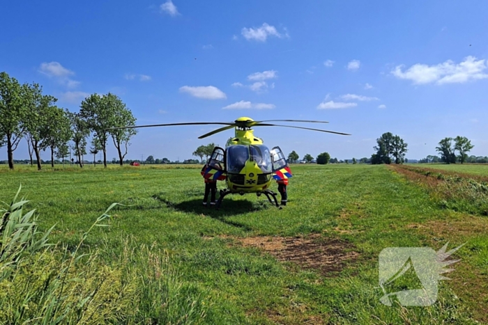 Zwaargewonde bij ernstig ongeval tussen auto en vrachtwagen