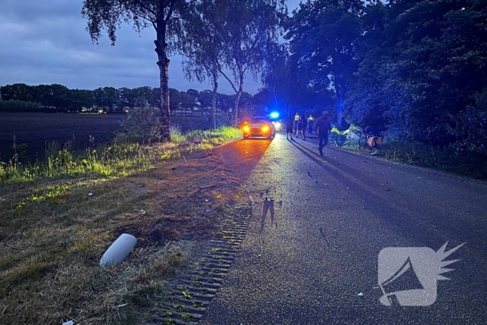 Beschonken automobilist verzet zich hevig bij aanhouding na eenzijdig ongeval