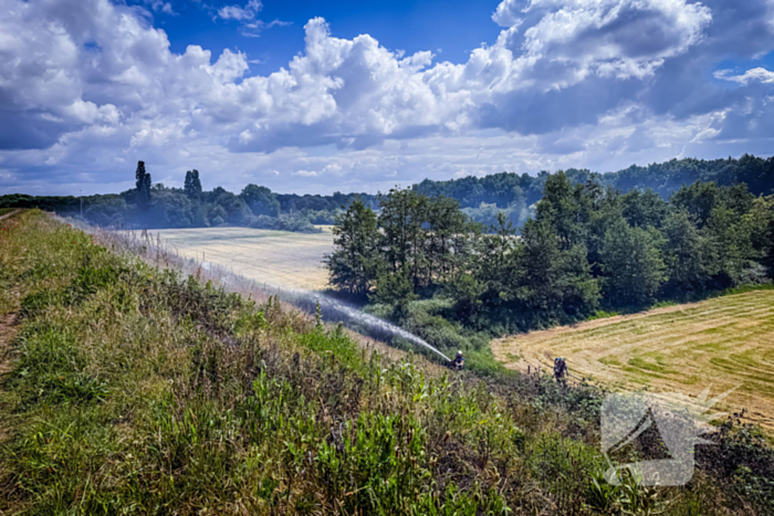 Flinke brand in bosrijke omgeving geblust