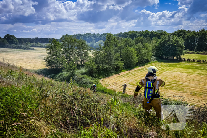 Flinke brand in bosrijke omgeving geblust