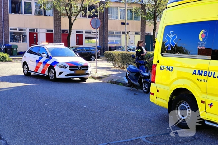 Scooterrijder gewond na val