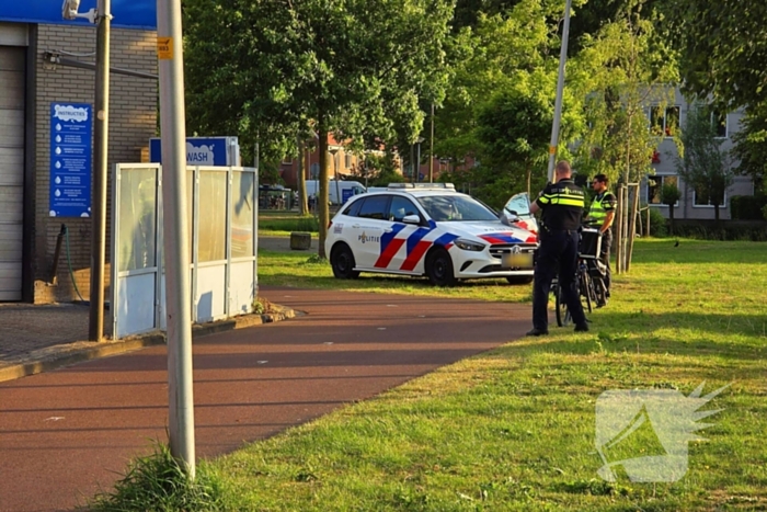 Botsing tussen twee fietsen op fietspad
