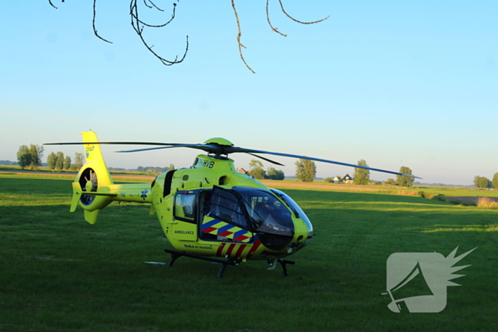 Traumateam assisteert bij medische noodsituatie