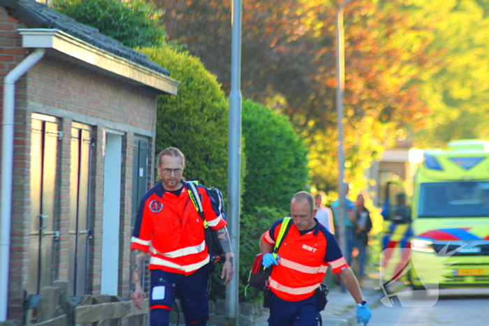 Traumateam assisteert bij medische noodsituatie