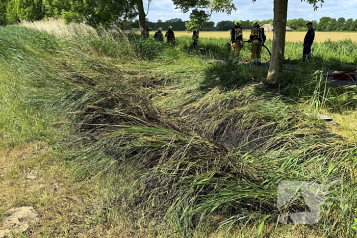 Bermbrand snel geblust