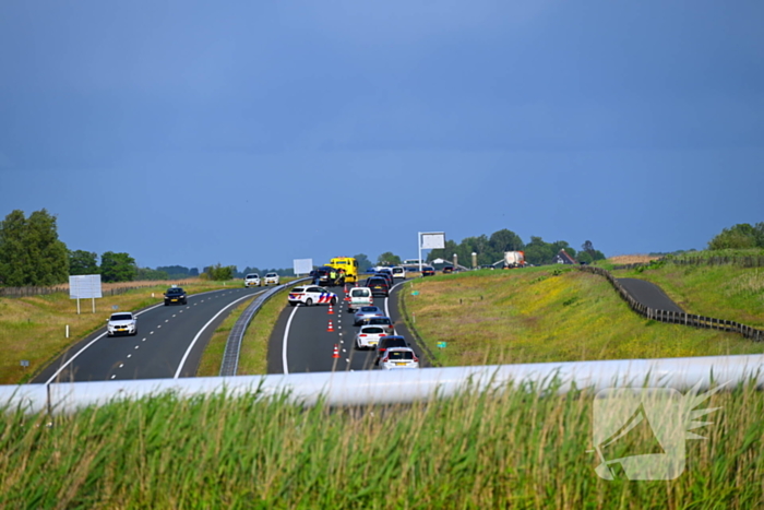 Ongeval zorgt voor verkeershinder
