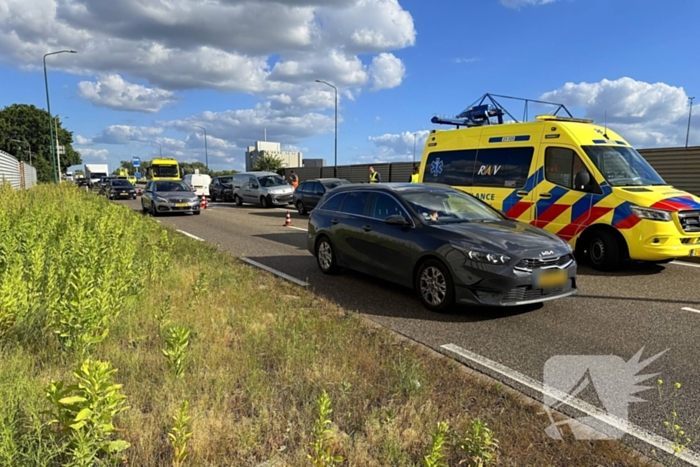 Kettingbotsing op provinciale weg