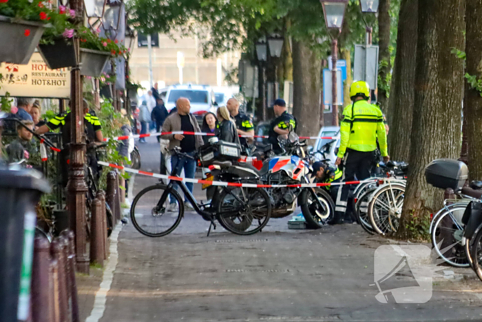 Schietpartij leidt tot gewonde en afzetting van de straat