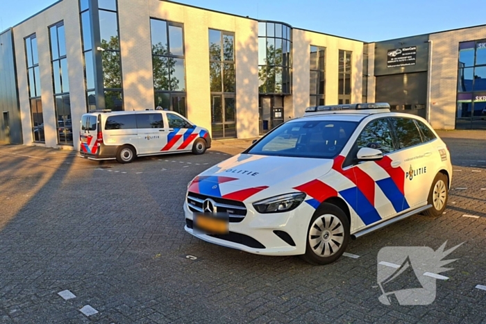 Poging tot inbraak bedrijfspand