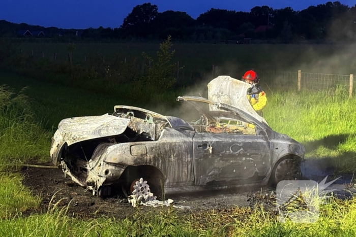 Brandweer ingezet voor autobrand