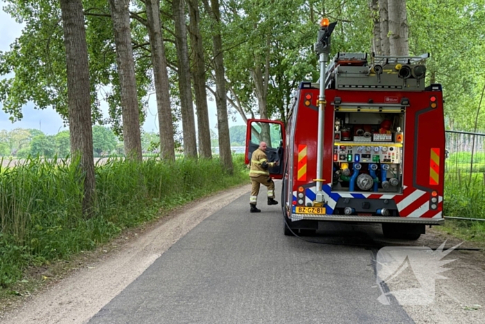 Afvalbrand snel geblust door brandweer