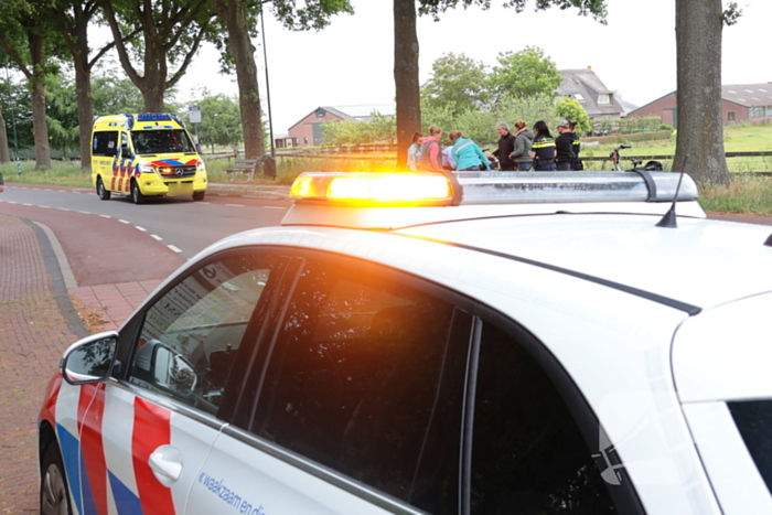 Fietser gewond bij aanrijding met motor