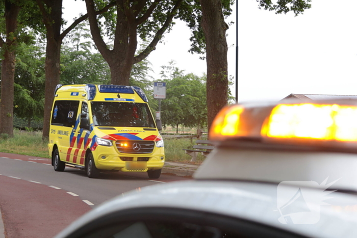Fietser gewond bij aanrijding met motor