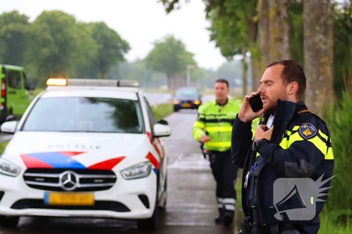 Auto te water na ongeval