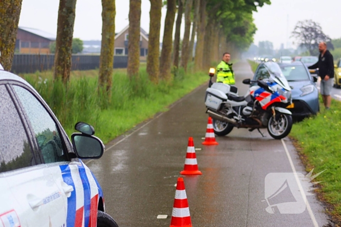 Auto te water na ongeval