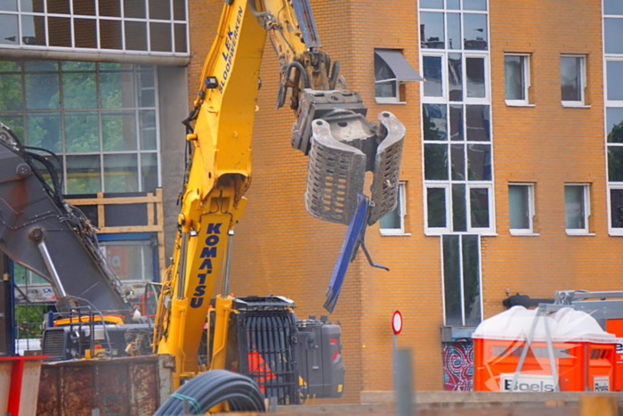 Loopbrug bij hoofdstation verwijderd