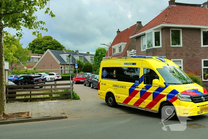 Hulpdiensten hebben te maken met smalle straat
