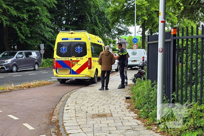 Fietser en bestelbus betrokken bij ongeval