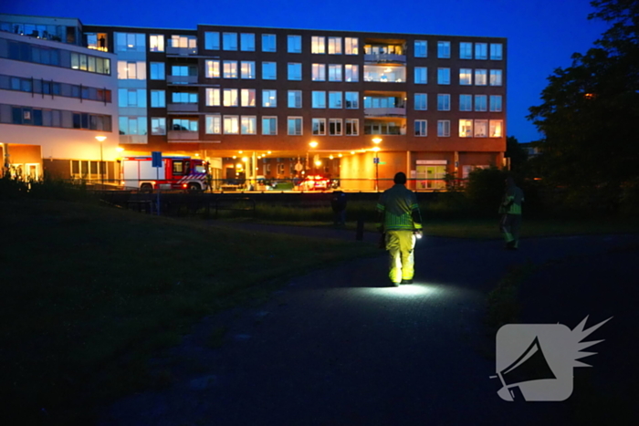 Brand op schoolplein snel geblust