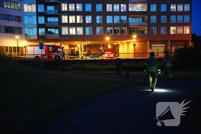 Brand op schoolplein snel geblust
