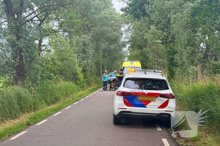Racefietser raakt gewond bij ongeval