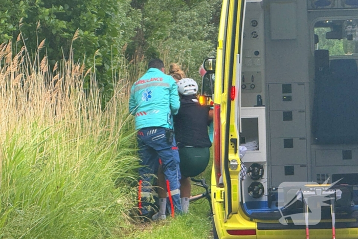 Racefietser raakt gewond bij ongeval