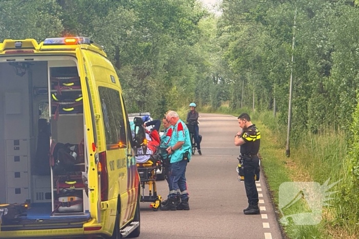 Racefietser raakt gewond bij ongeval
