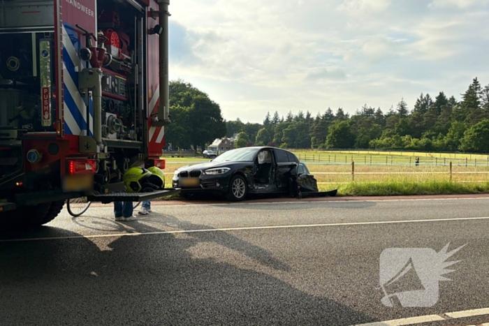 Flinke schades na aanrijding tussen auto's