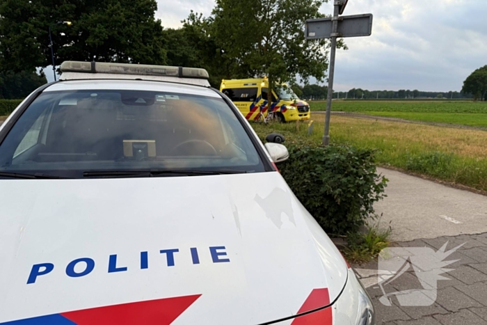 Fietser gewond na val op fietspad