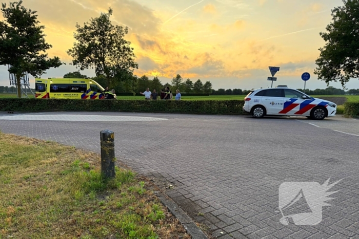 Fietser gewond na val op fietspad