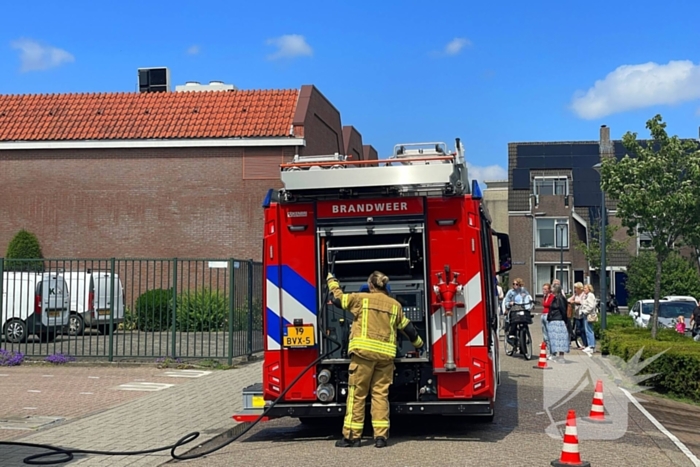 Brandweer ingezet bij brand in dak van woning