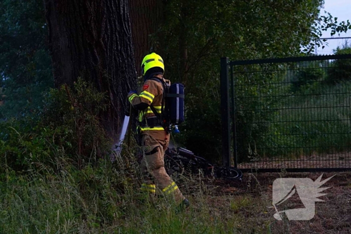 Scooterbrand snel geblust