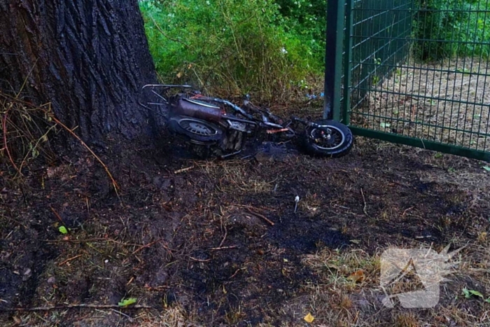 Scooterbrand snel geblust