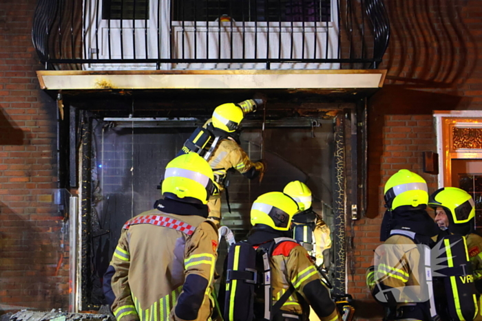 Flinke brand zorgt voor schade aan woning