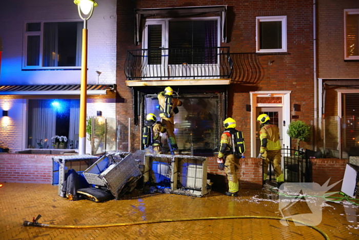 Flinke brand zorgt voor schade aan woning