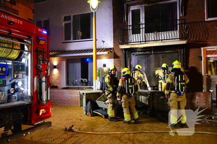 Flinke brand zorgt voor schade aan woning