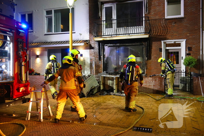 Flinke brand zorgt voor schade aan woning