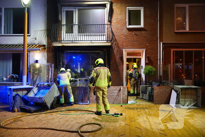 Flinke brand zorgt voor schade aan woning