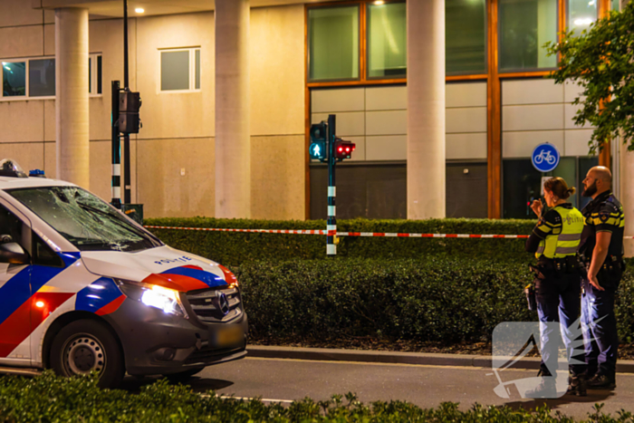 Politie schept fietser tijdens spoedrit