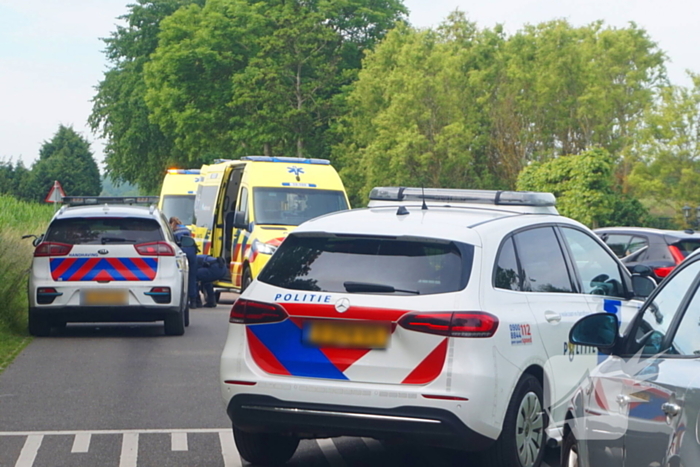 Fietser gewond bij aanrijding met auto