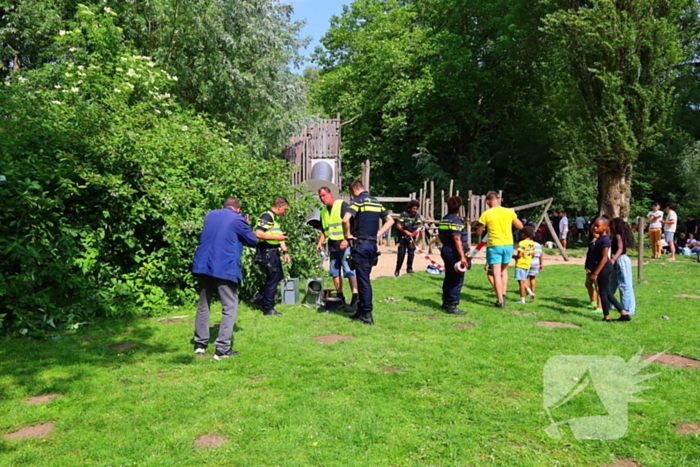 Traumaheli ingezet na incident met springkussen