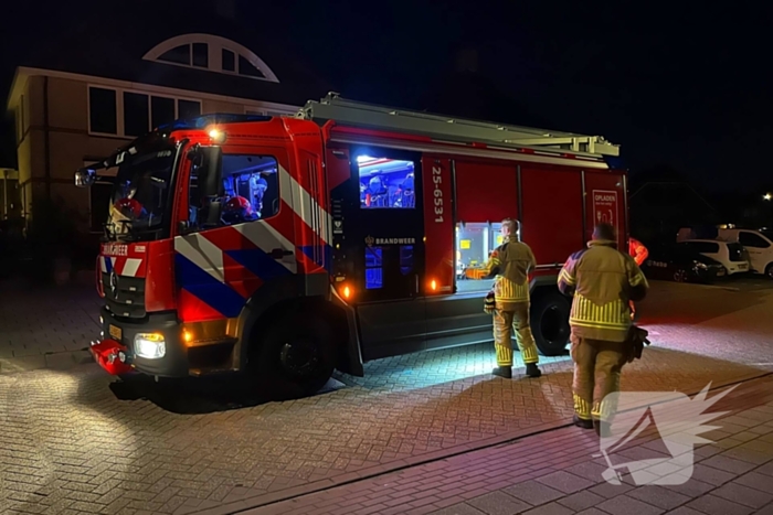 Brandweer blust twee branden